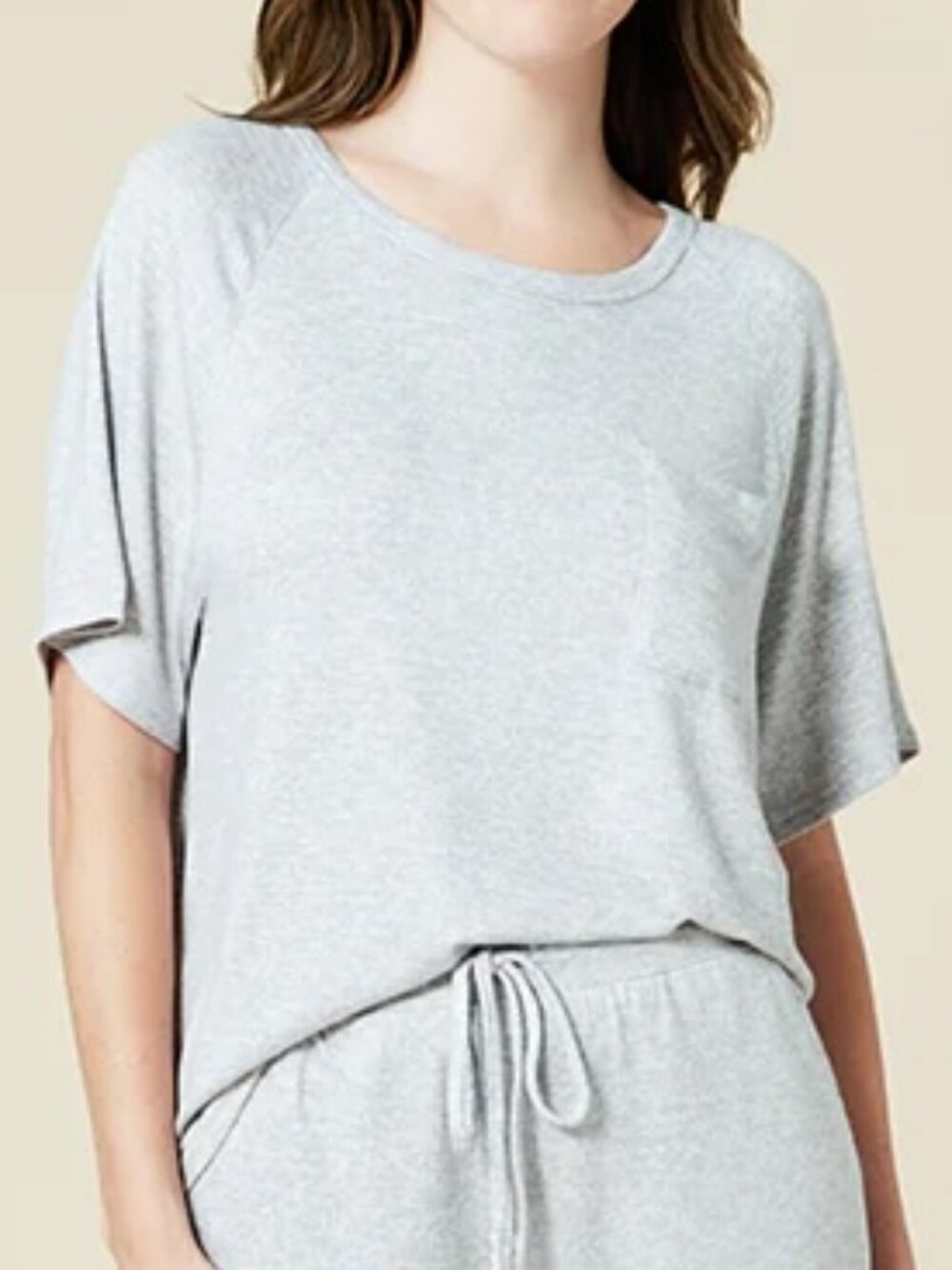Dream Slouchy Tee - Heather Grey